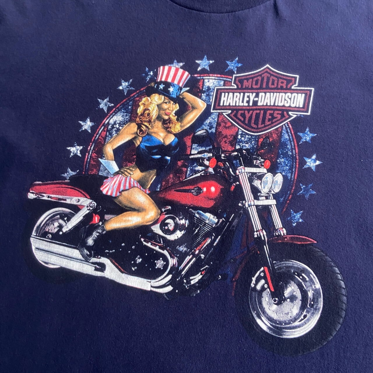 Harley-Davidson ハーレーダビッドソン 女性 両面プリント Tシャツ 