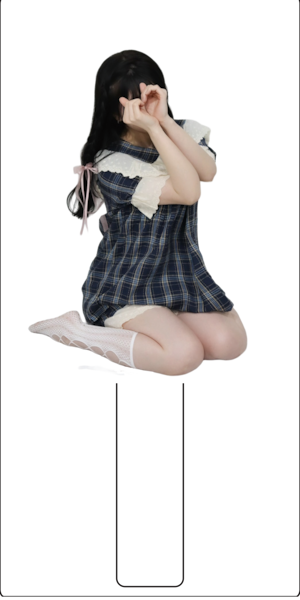 【@あくびちゃん７周年】アクリルフォトプロップス(約16cm）