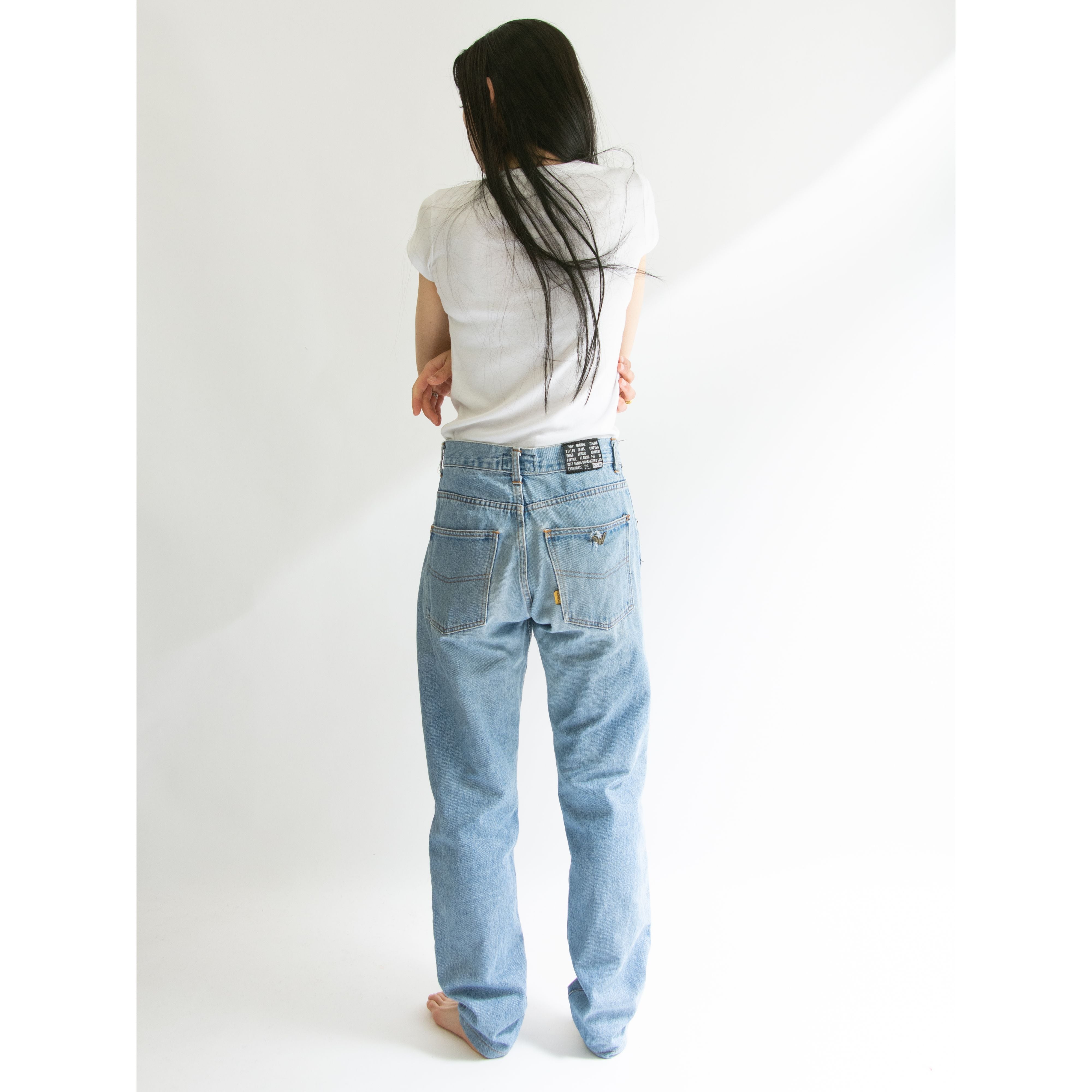 90's ARMANI JEANS ニット ビッグサイズ - ニット/セーター