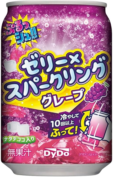 たぬ トリプルビー7こ ダイドードリンコ ぷるっシュ!! ゼリー×スパークリング 味わいグレープ
