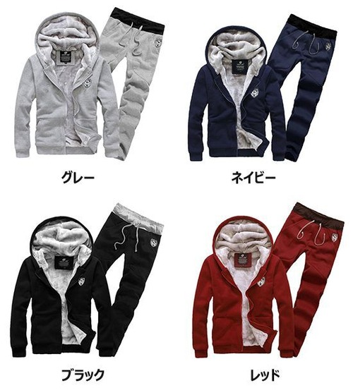 メンズ服 裏起毛 スウェット セットアップ 暖かい スエット 上下セット 裏起毛トレーナー 長袖 パーカー スエットパンツ 秋冬 ルームウェア 部屋着 防寒 防風 カジュアル シンプル スポーツウェア メンズファッション リラックス　cw-a-4014