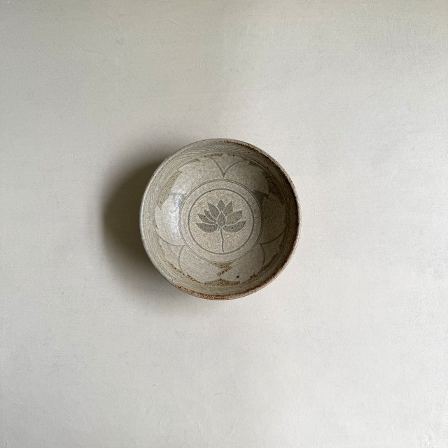 叶谷真一郎   6寸象嵌鉢   象嵌