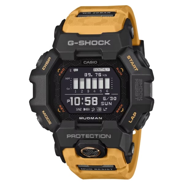 国内正規品 CASIO G-SHOCK カシオ Gショック MASTER OF G MUDMAN 樹脂バンド モバイルリンク メンズ腕時計 GDG-B100-1A5JF