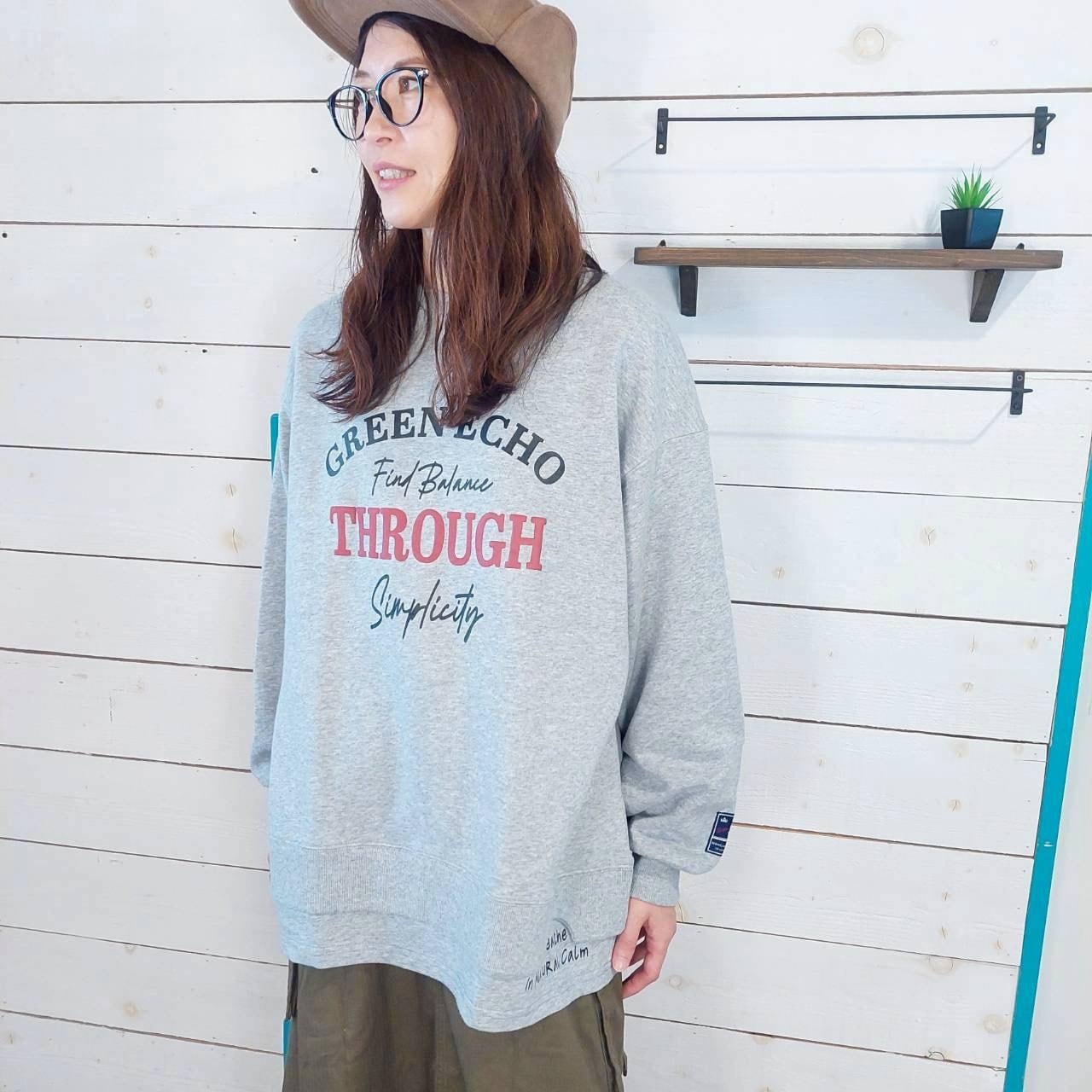 ヘビーウェイト裏毛ロゴプルオーバー　1912　フリーサイズ　