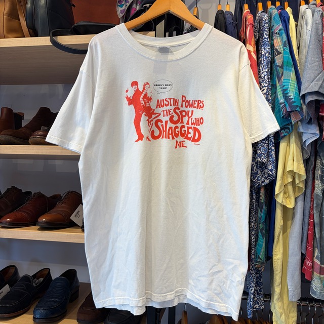 1990s AUSTIN POWERS T-SHIRT WHITE USA