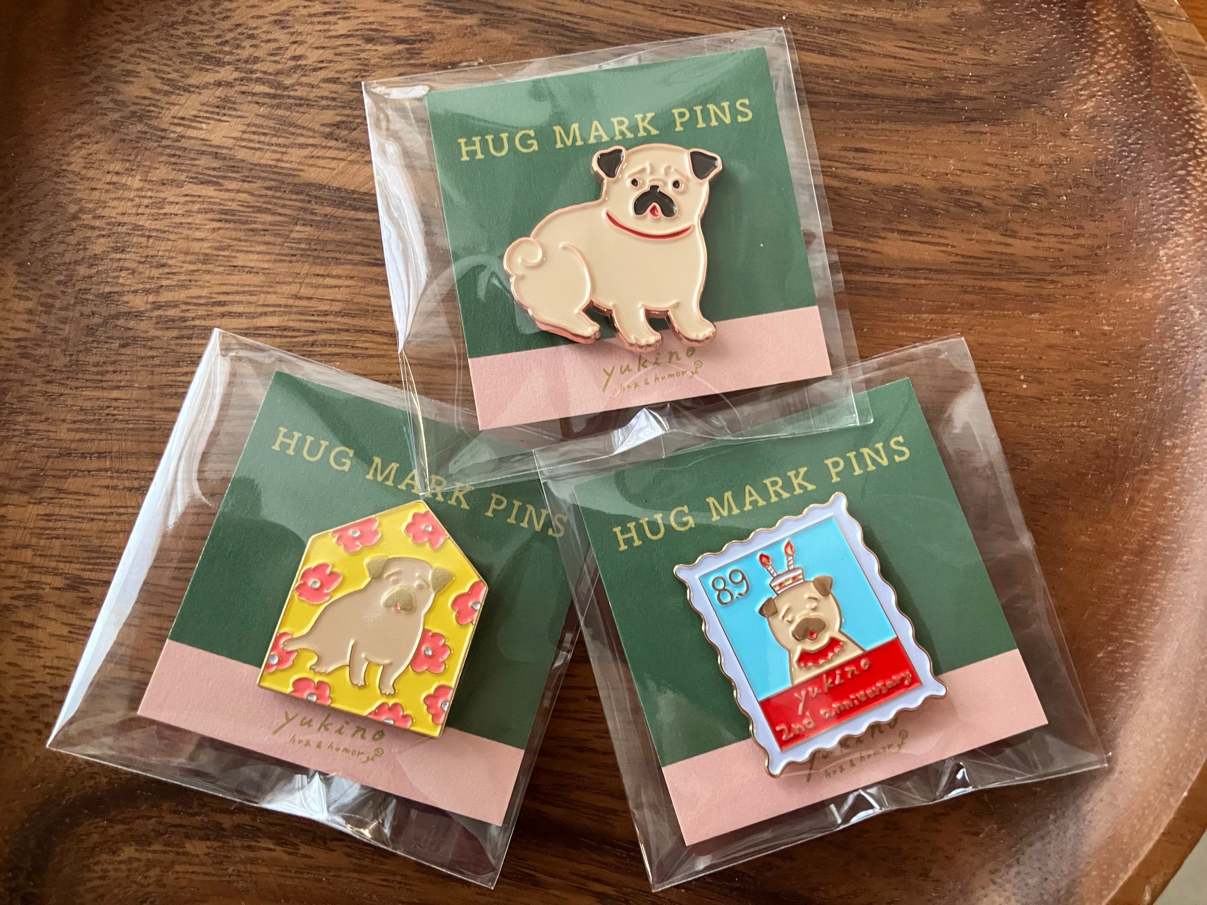HUG MARK PINS 」yukinoオリジナルピンバッチ3 種 | yukino shop 