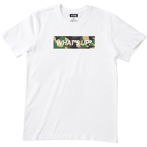 HYNE SUP? LOGO BOX CAMO - S/S TEE