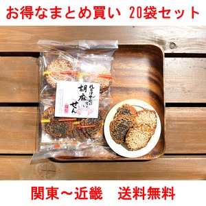 【お得なまとめ買い】胡麻せん 2枚×9袋入り × 20袋【関東～関西送料無料】