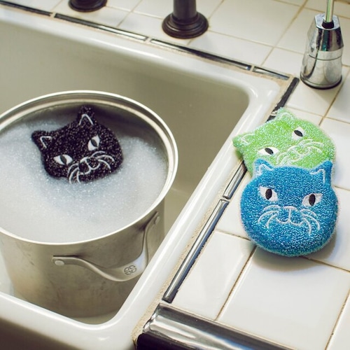 Kitty Scrub Sponge