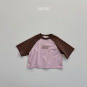 LALALAND 26/SS (Kids)3/4-sleeve Good Day raglan tee