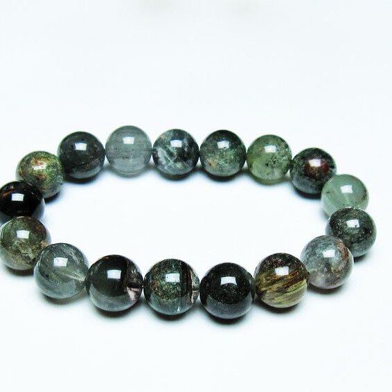 グリーンファントム ブレスレット 12mm 一点物 メール便可 [M便 1/10] 111-44175