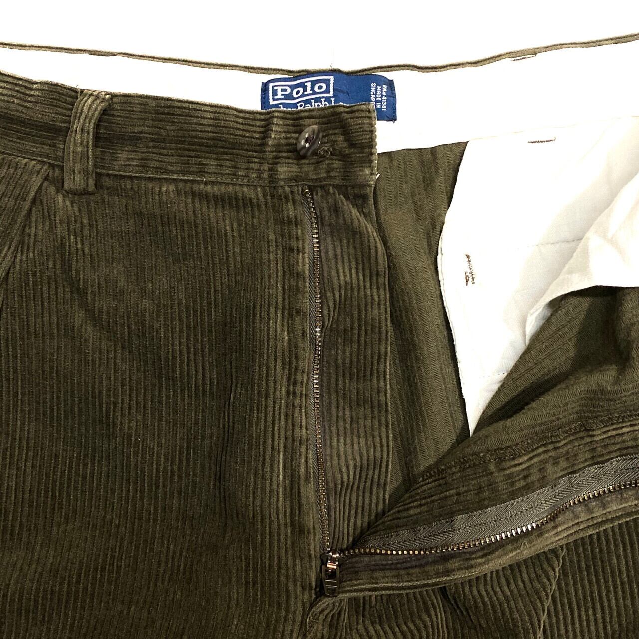 POLO BY RALPH LAUREN ラルフローレン 太畝 ツータック コーデュロイ