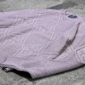 purple cotton knit
