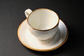 steelite クラフト ホワイト スタンド／ソーサー ダブル ウェル ラージ 14.5cm