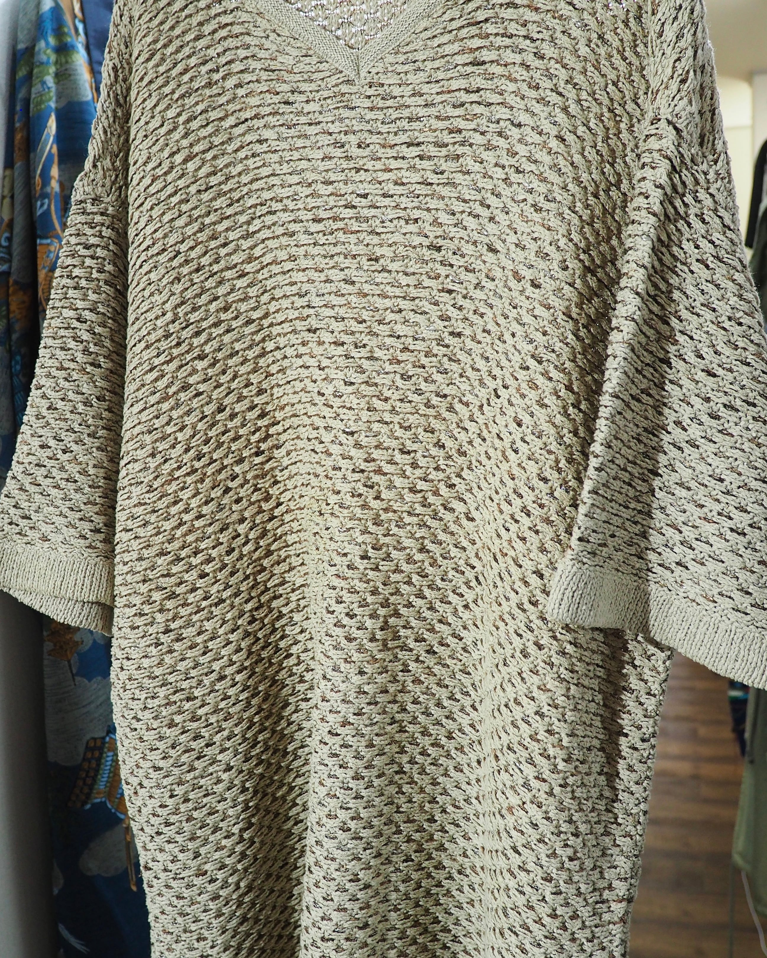 1990s " santa fe " Low gauge knitting vintage SS Tee