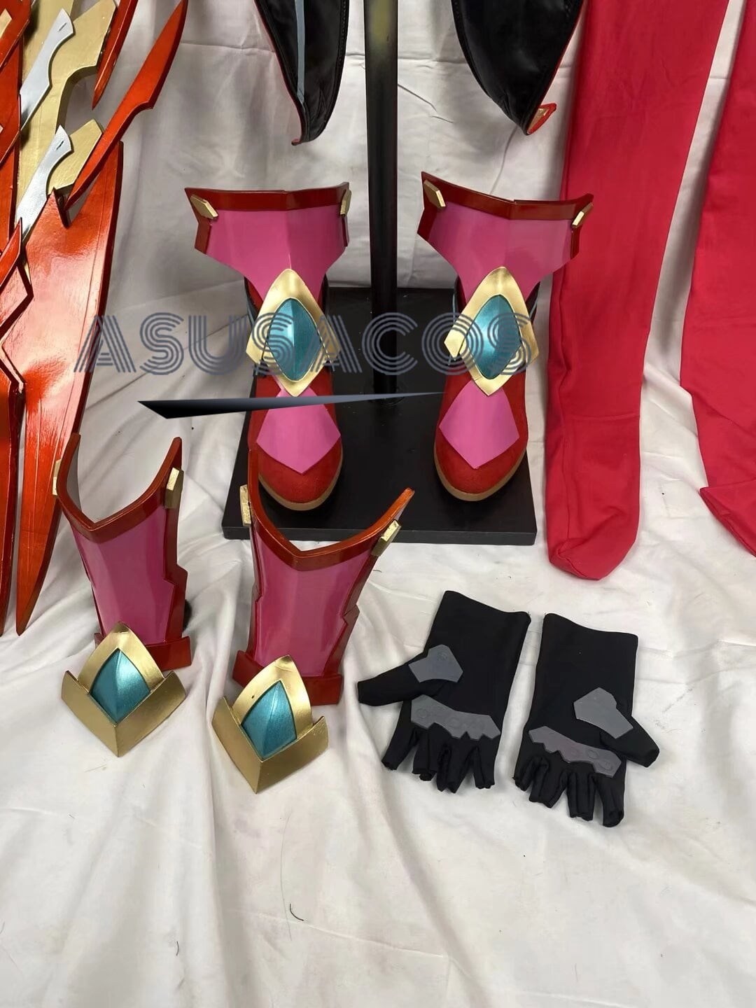ASUSACOS 実物撮影！ゼノブレイド2 ホムラ コスプレ衣装 道具 武器