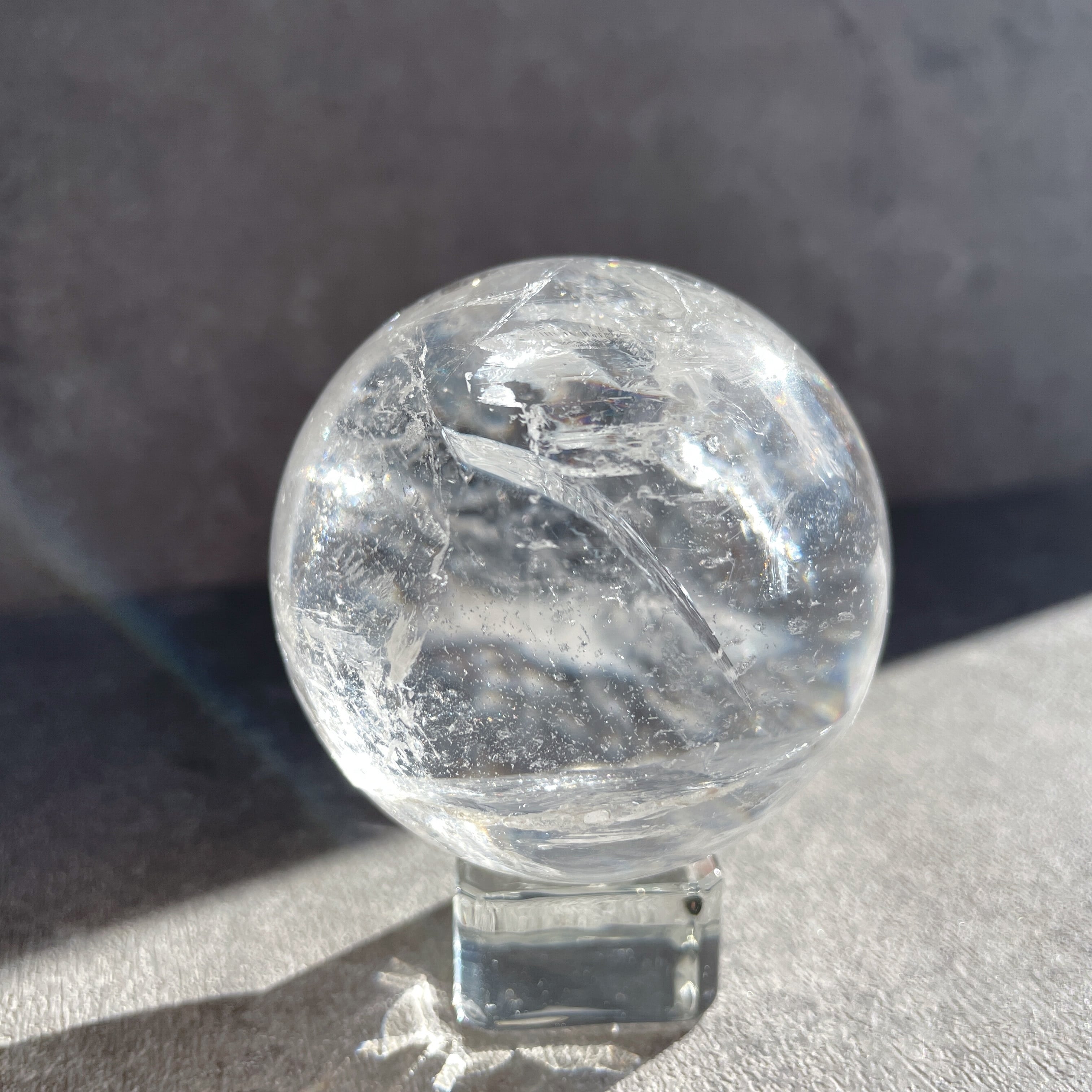 クリアクォーツ スフィア（丸玉）07♡Clear Quartz♡ 水晶玉◎天然石