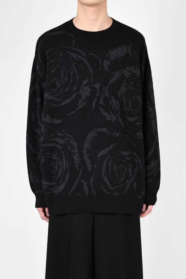 LAD MUSICIAN【ラッドミュージシャン 】BIG ROSE CREW NECK PULLOVER