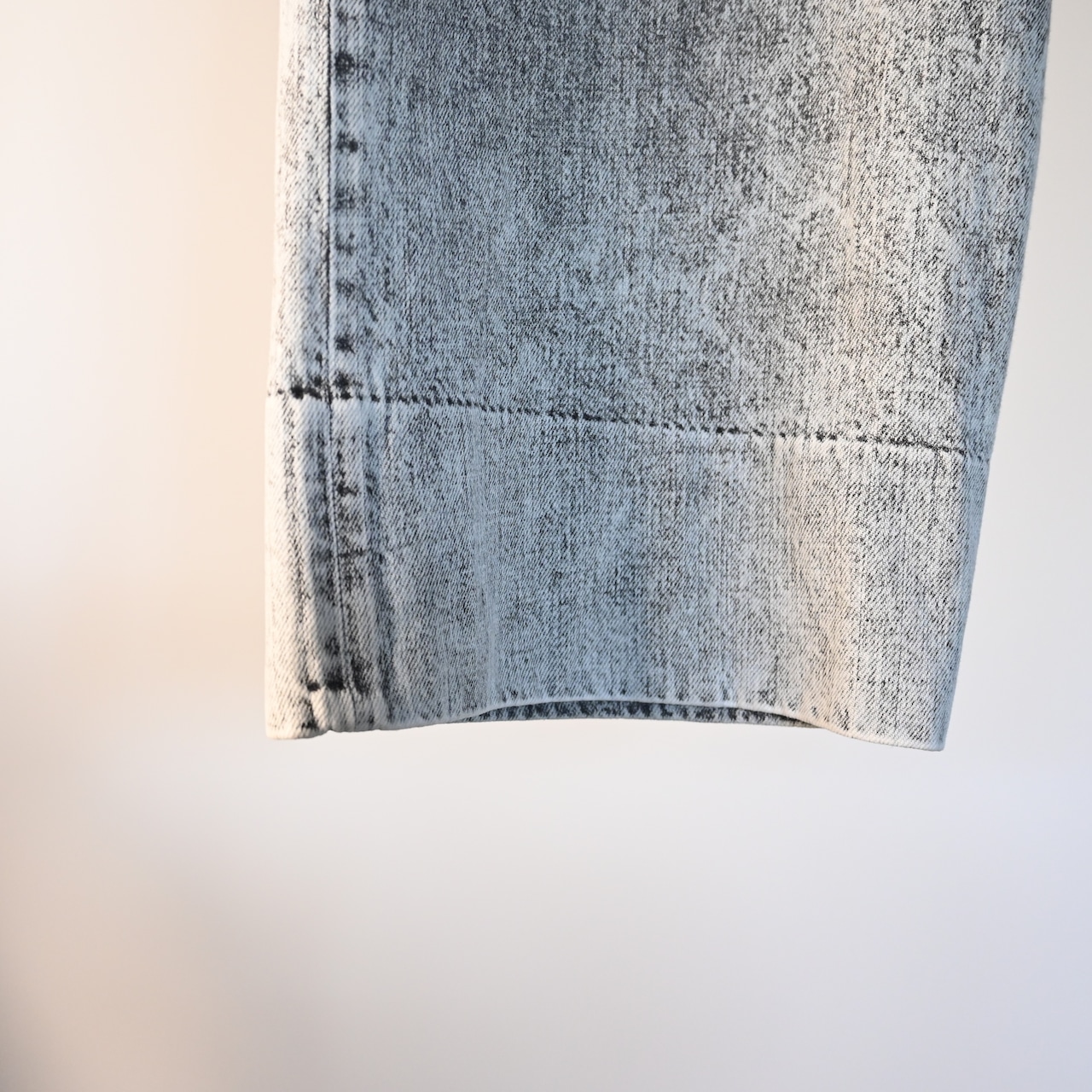 INTÉRIM / VINTAGE FADE LIGHT DENIM MIL BAGGY TROUSER