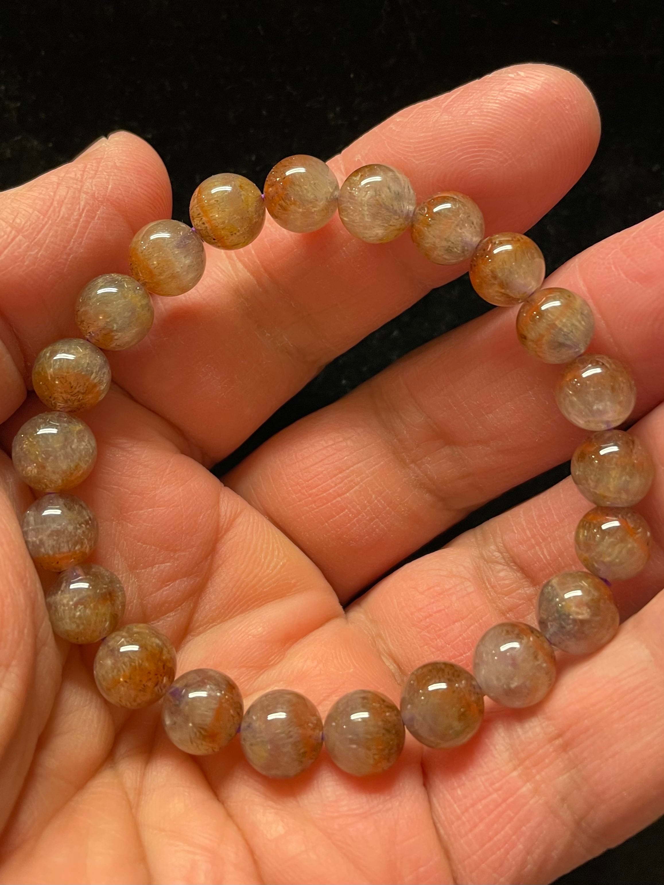 10) 「スーパー・レインボー・アメジスト」ブレスレット