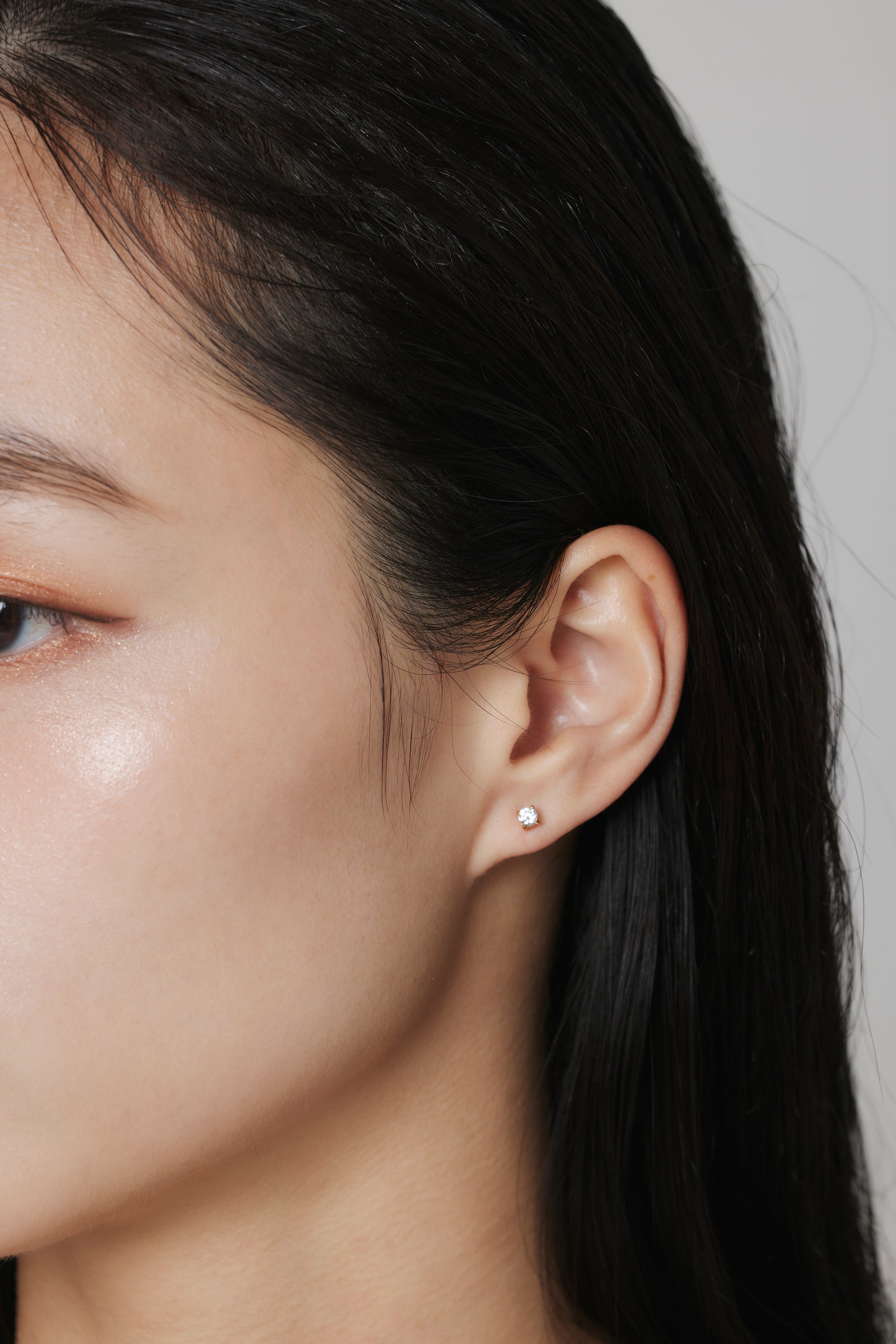 3mm 一粒 ジルコニア ピアス MP2110 | emu