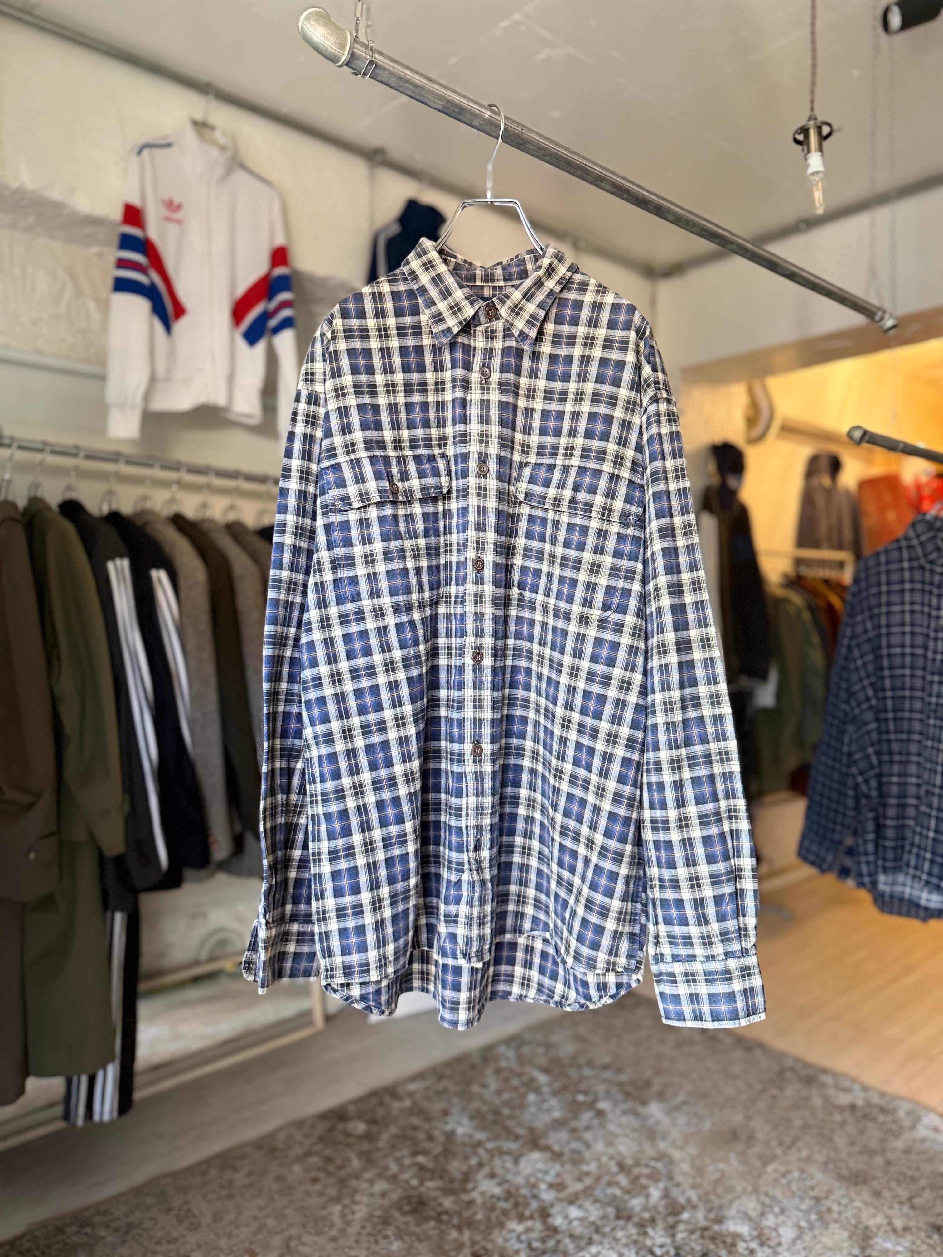 90s OLD GAP Cotton check Shirt | mesen