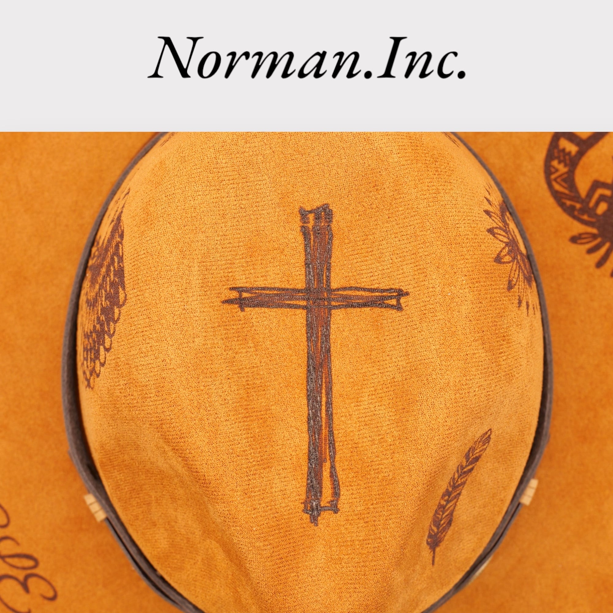 中折れハット　メンズ　ハット　帽子　タトゥー　アメカジ　ストカジ　キャメル　L 9a7f6fe0cba2b36dc6066a1cf2ed30