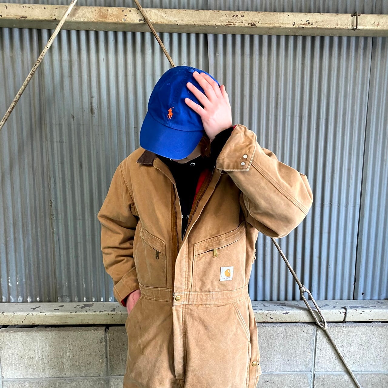 80年代 USA製 Carhartt カーハート ダック地 つなぎ メンズＷ40T 古着 ...