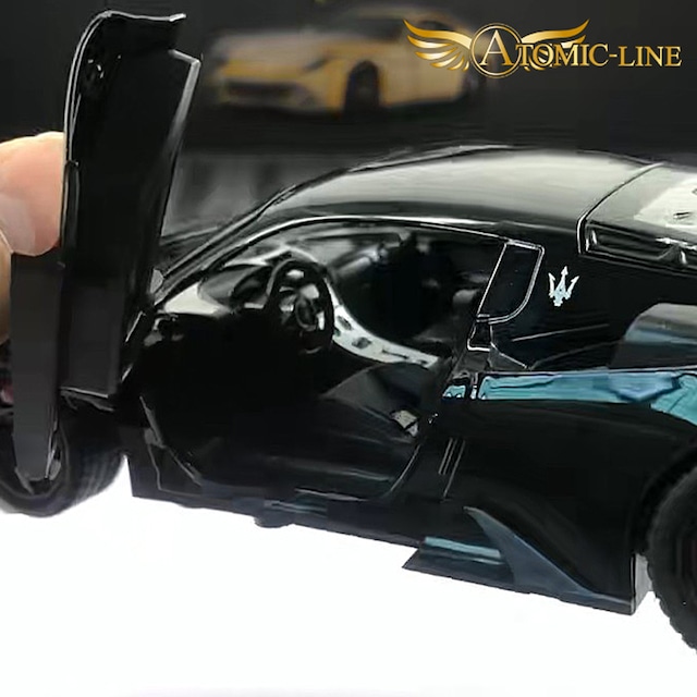 マセラティ MC20 GT2 ストラダーレ 1/24 ミニカー 全3色 ライト点灯 エンジンサウンド 合金モデル 模型 ジオラマ