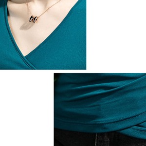 ブラックキャンドルⅢ〜シースルーカシュクール美魔女半袖Tシャツ〜M23209