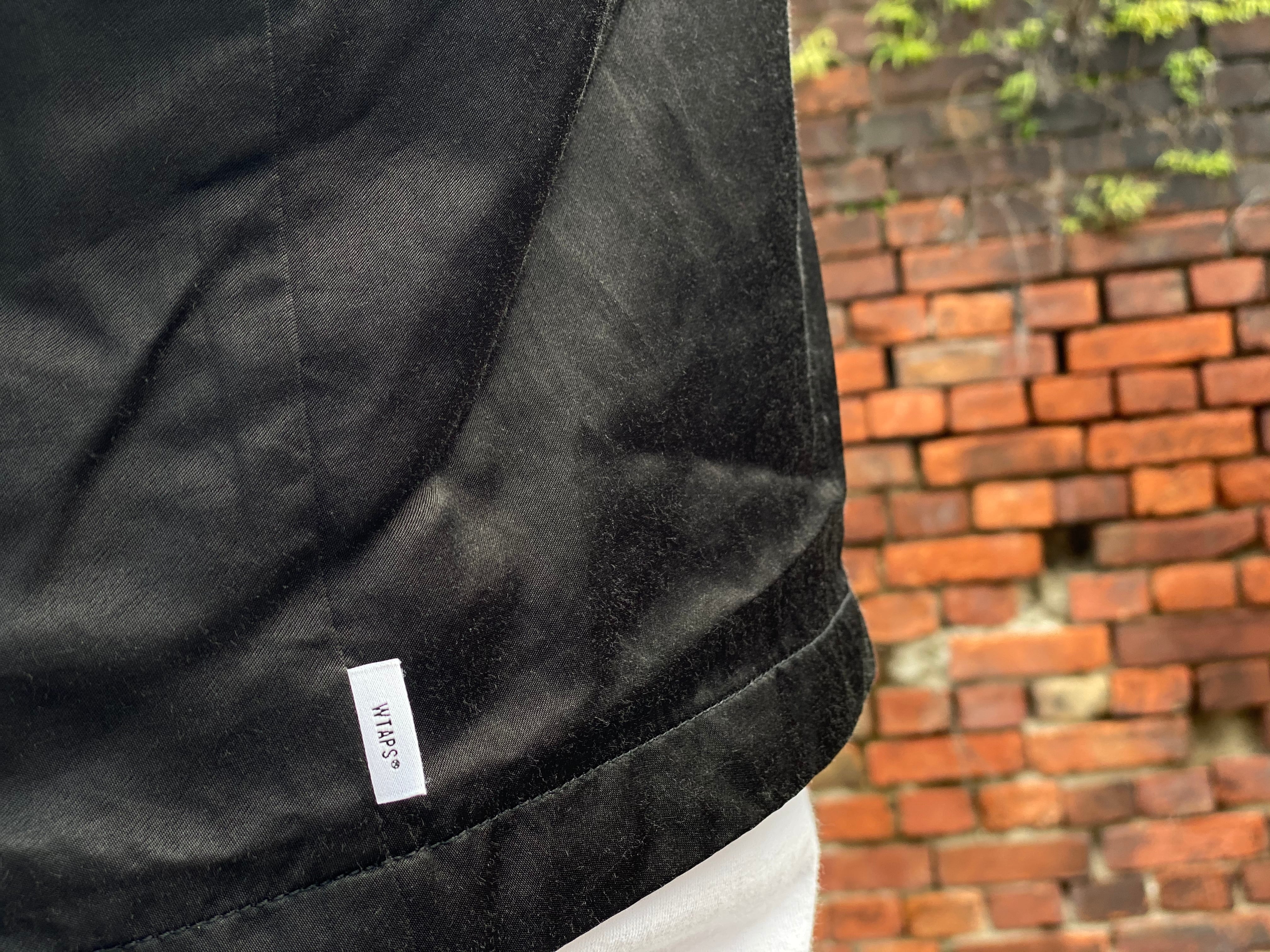 WTAPS AW CRIBS  JACKET. RACO SATIN BLACK 2 JG   BRAND