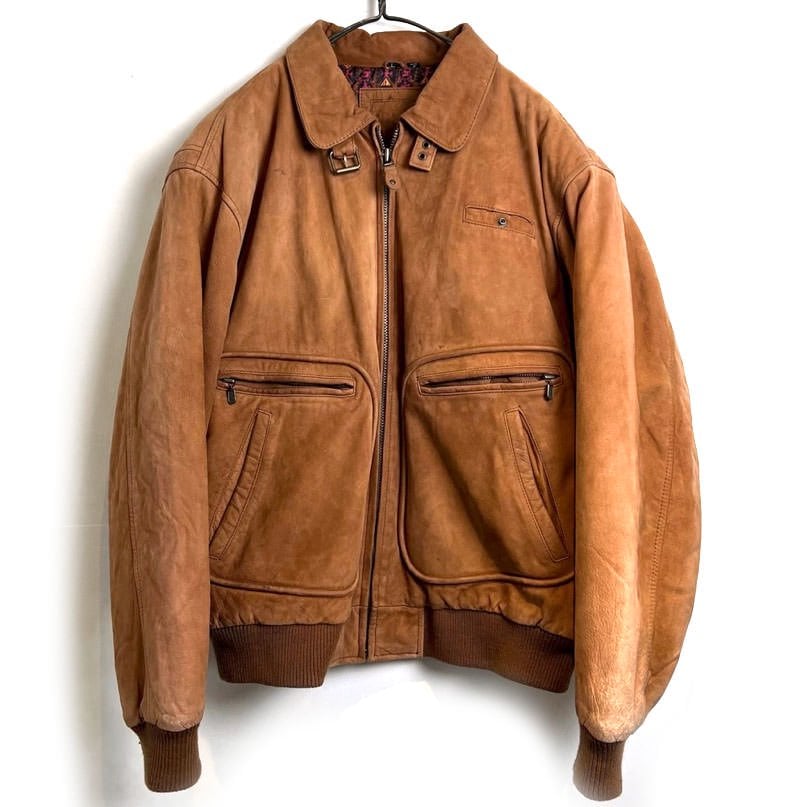 MIXED BLUES] Vintage Nubuck Leather Jacket [1990s-] Vintage Nubuck Leather  Jacket | beruf
