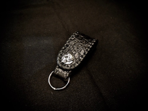 THIRTEEN DESIGNS サーティーンデザインズ KY-5 CustomPrototype BELT LOOP KEY CHAIN Crocodile クロコダイル 鰐革