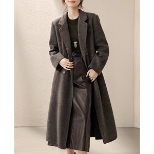 ダブルブレスト チェスターウールコート 2color W01411