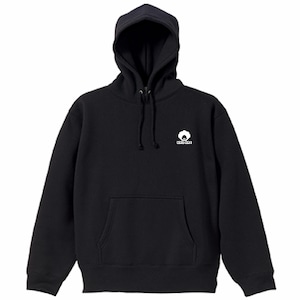 【ディクソンジュニアタリキ】WHO AM I LOGO SWEAT HOODIE (BLACK/WHITE) | 裏起毛パーカー(ブラック/ホワイト)