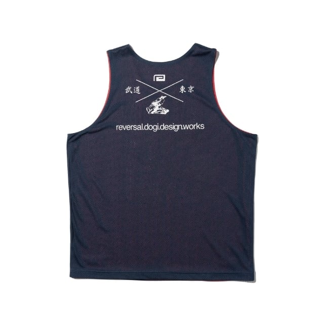 reversal】REVERSIBLE MESH GAME TANK TOP リバーシブル メッシュ
