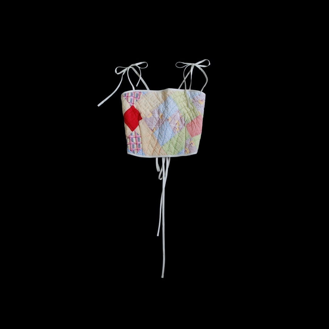 Re; project / 【Corset Bustier】1930s American Patchwork Quilted