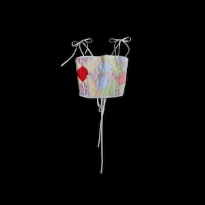 Re; project / 【Corset Bustier】1930s American Patchwork Quilted