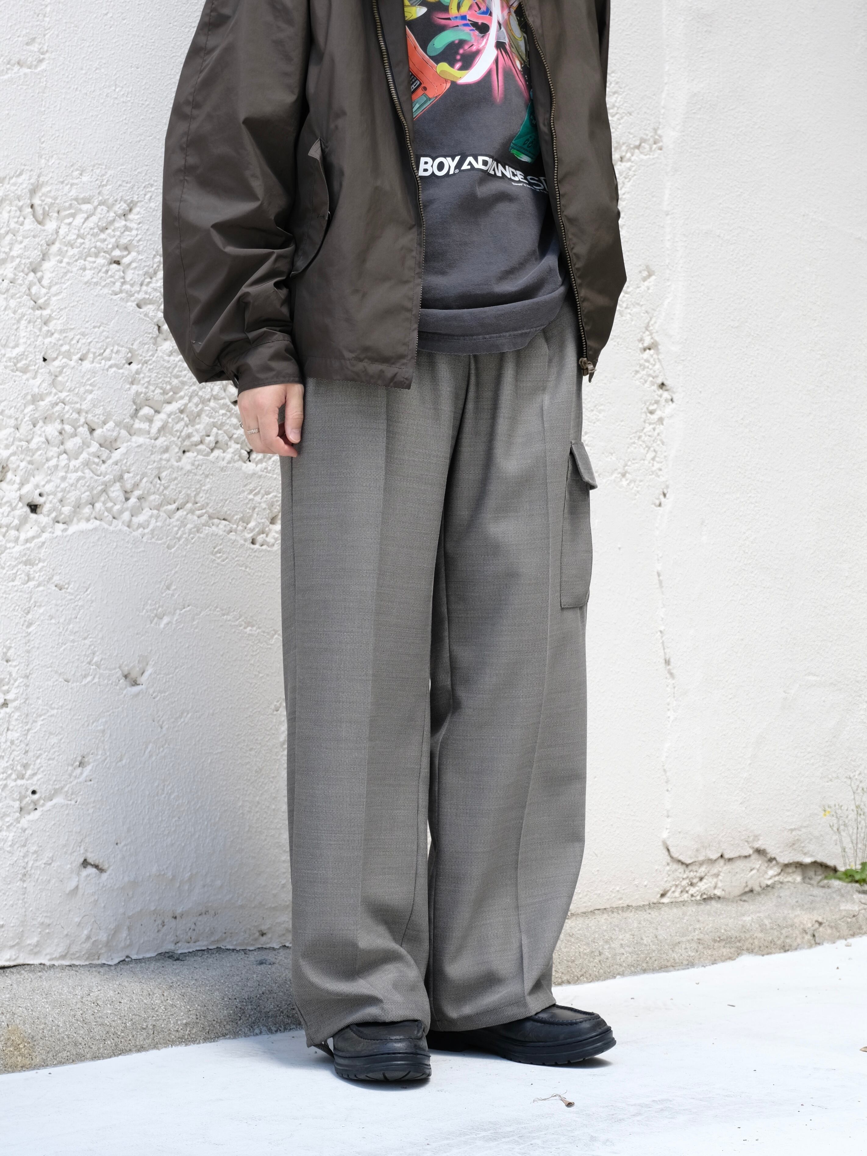 SOSHIOTSUKI】 BUBBLE WAIST CARGO TROUSERS | THE OUR