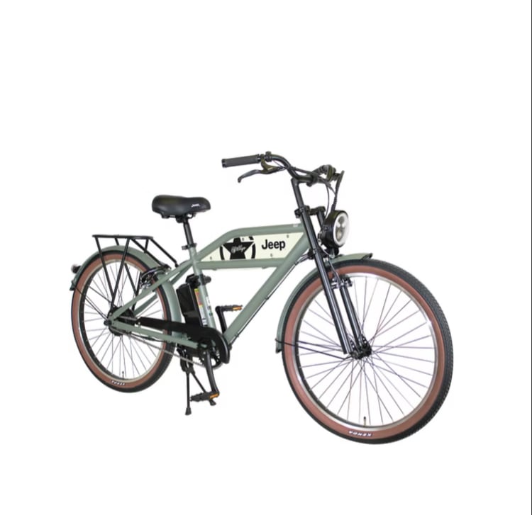 Jeep JE-260e Black / Olive_電動アシスト自転車 | SLOW CYCLE