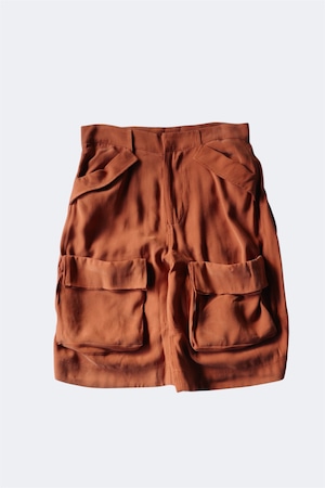 EDWARD CUMING【CARGO SAG SHORTS -BURNT ORANGE-】