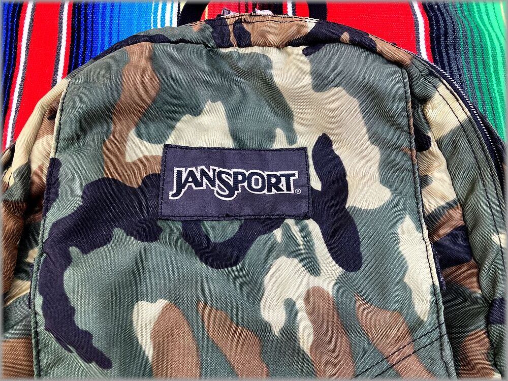 ☆JANSPORT ジャンスポーツ 80s 90s リュック バックパック 迷彩柄