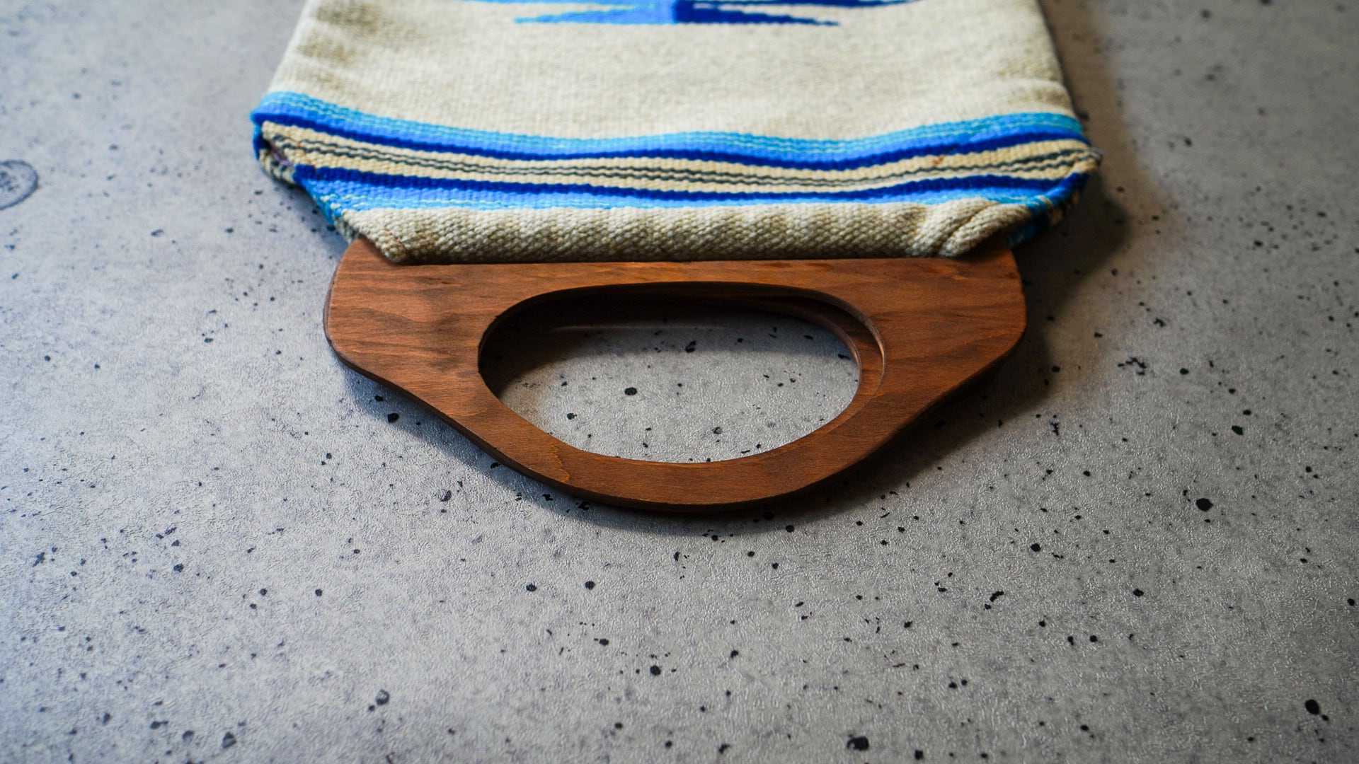 VINTAGE】ORTEGA'S オルテガ チマヨ ウッドハンドル バッグ