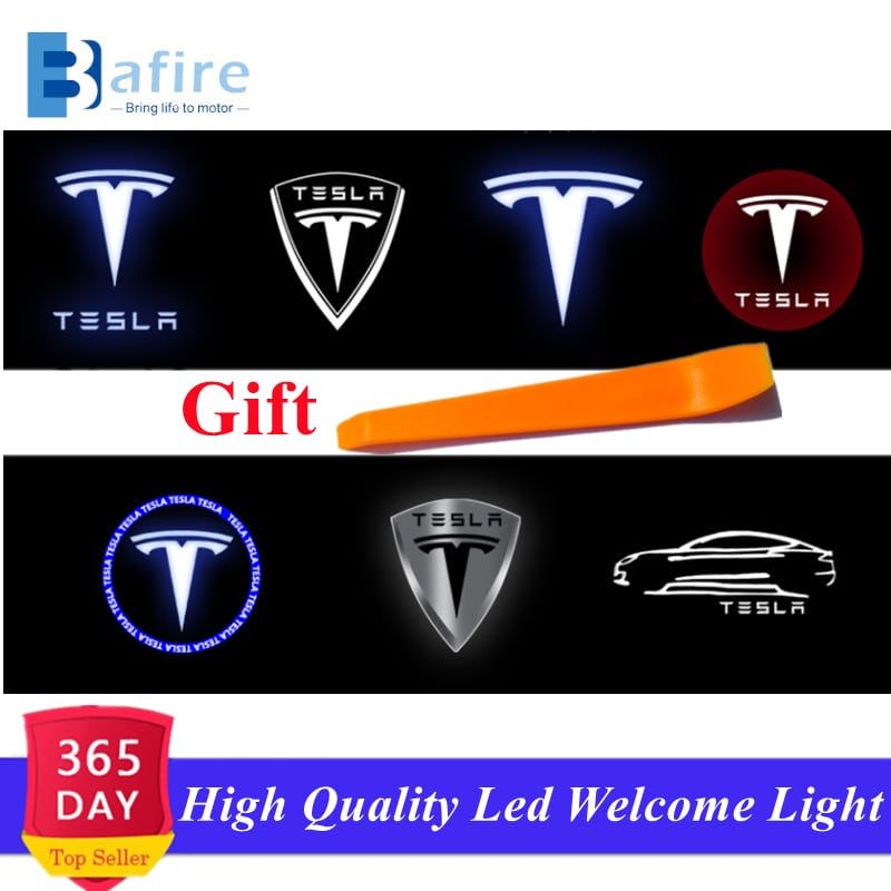 TESLA モデルY プロジェクション ライト 2個セット