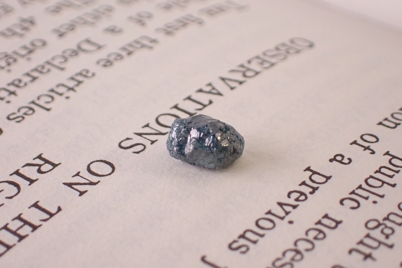 ブルーダイヤモンド原石　1.17ct　[C10‐139]