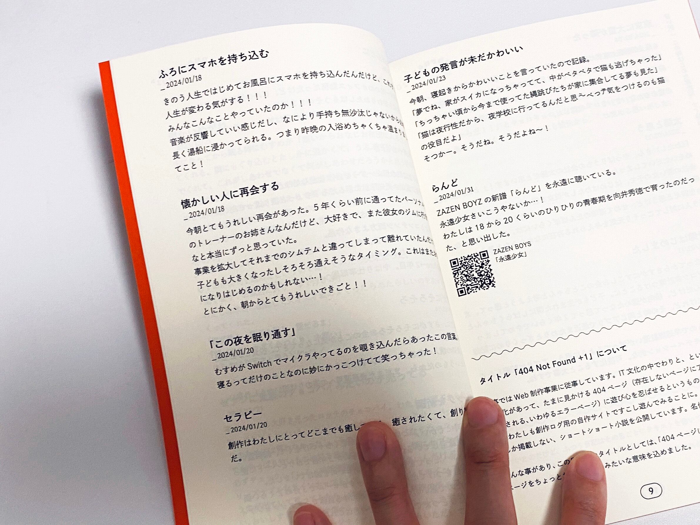 日記ZINE】404 Not Found+1 | トノネコZINE