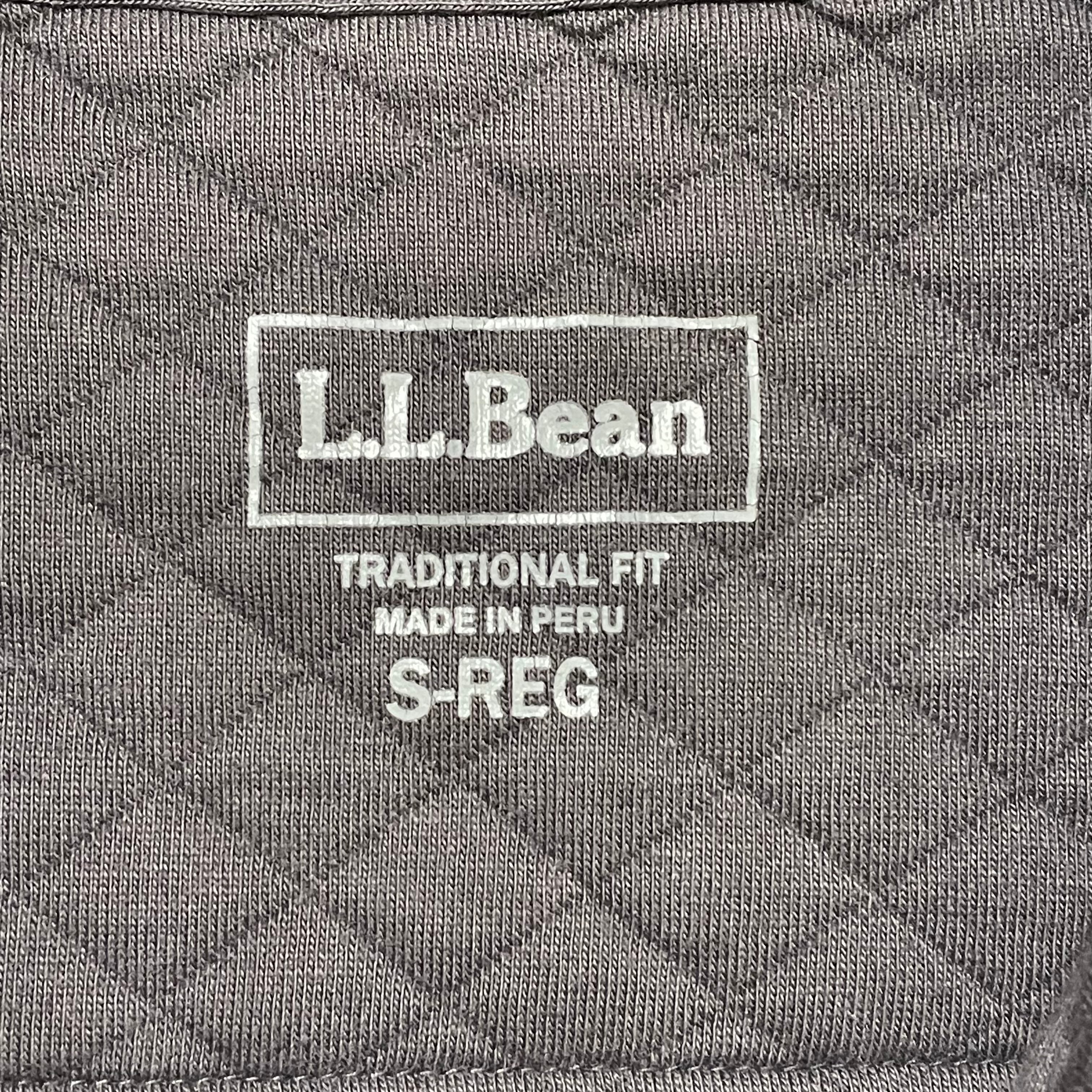 エルエルビーン　L.L.Bean　ハーフボタン　スウェット　トレーナー　刺繍