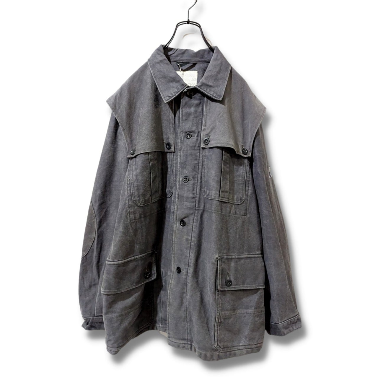 ミリタリージャケット 古着 ドイツ軍 モールスキン グレー BD6 | Pickle