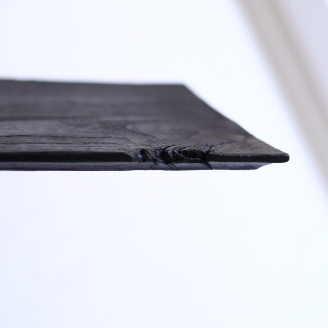 AS 漆山ひろみ 黒漆塗 朽ちた長角皿 | 芦屋貴兆陶家 online shop