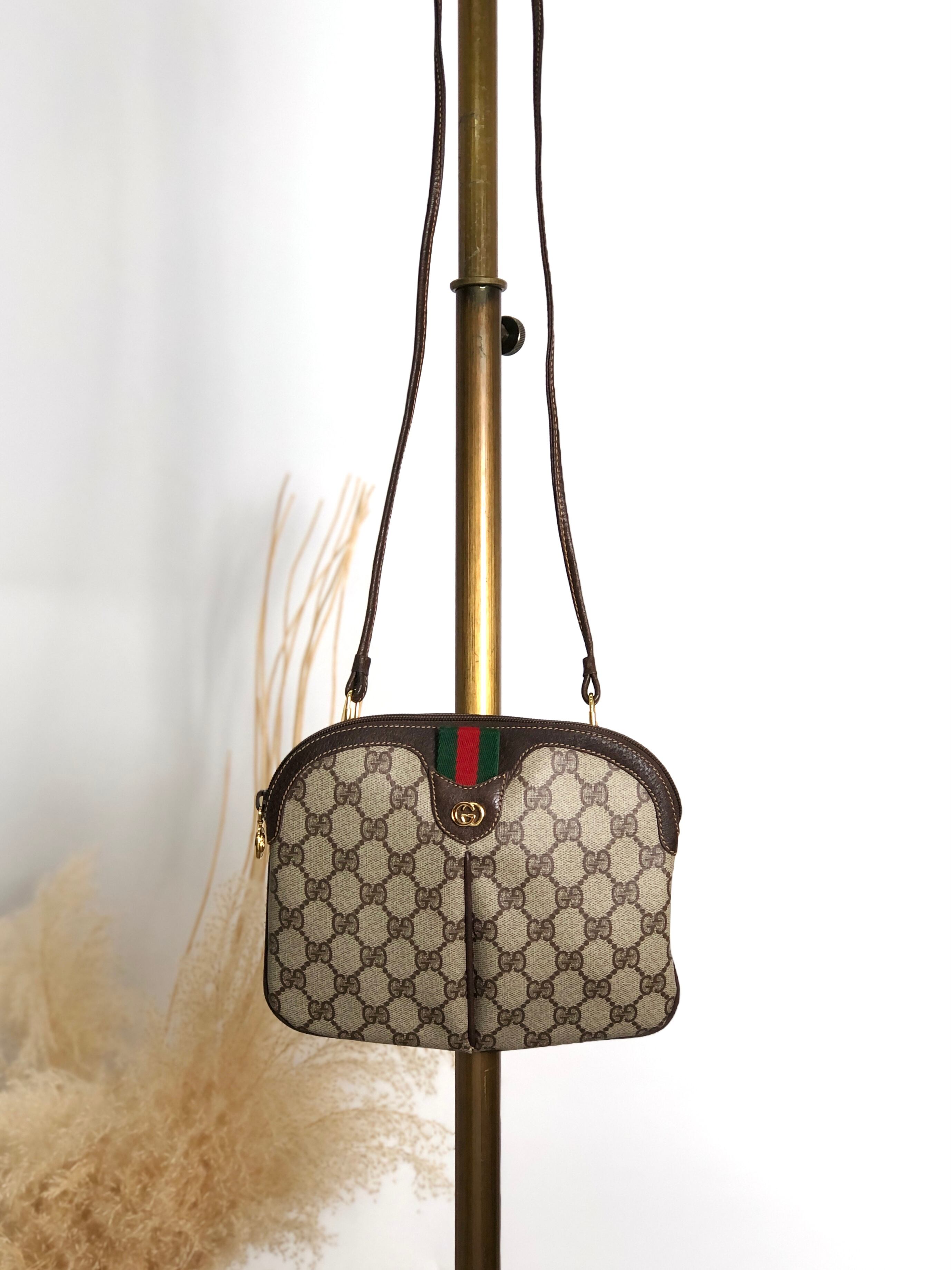 GUCCI グッチ シェリーライン GG ショルダーバッグ ブラウン GGロゴ